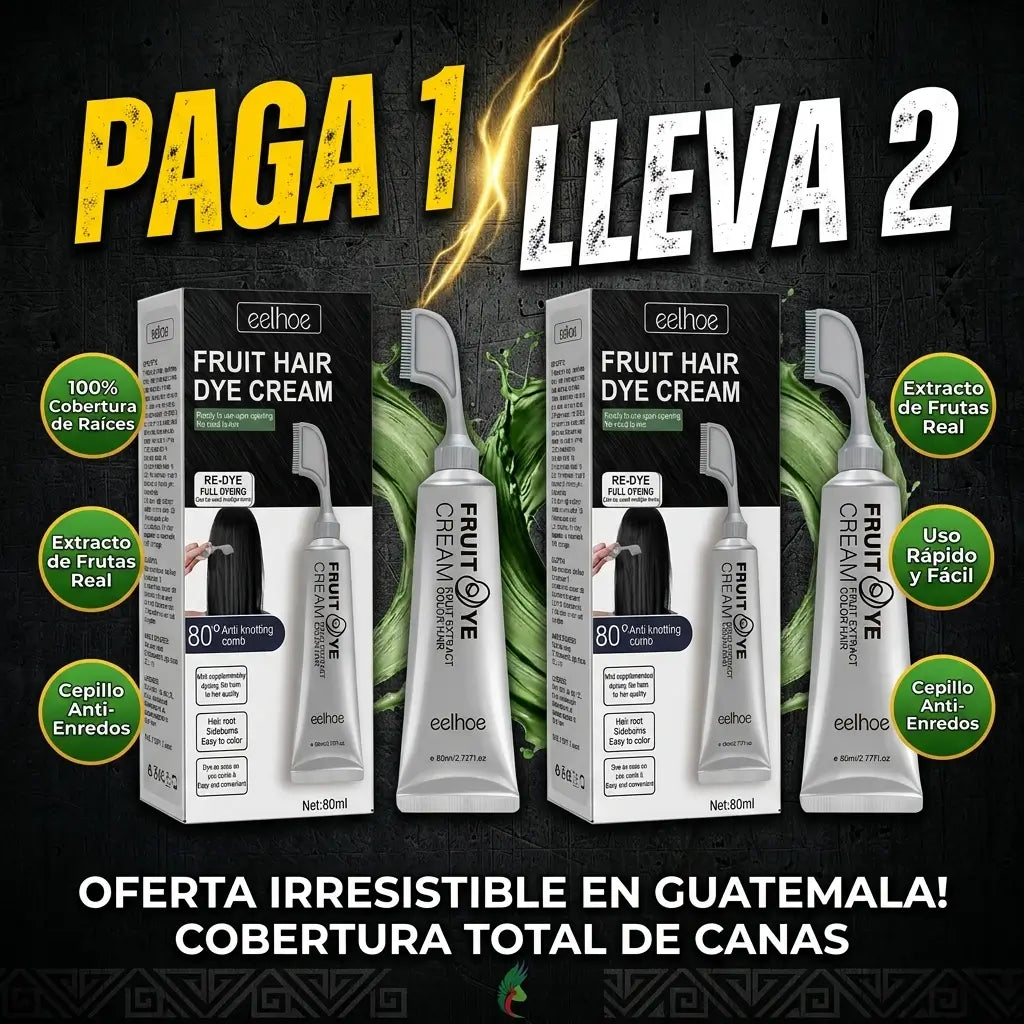 RAÍZVITAL™ Cubre tus canas desde la raíz con extractos vegetales y frutales.