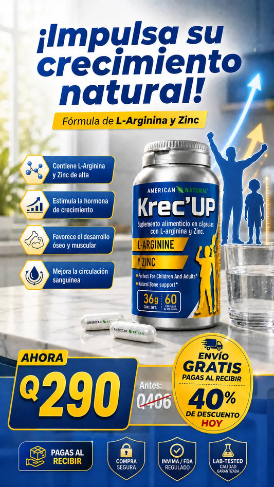 Krec'Up American Natural Suplemento Alimenticio