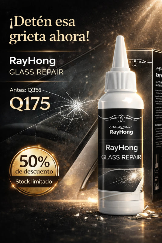 RayHong Car Glass Repair Fluid - Kit de Reparación de Parabrisas