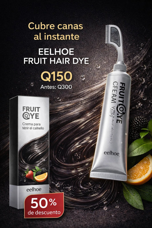 Eelhoe Fruit Hair Dye Cream con Peine Aplicador 80ml