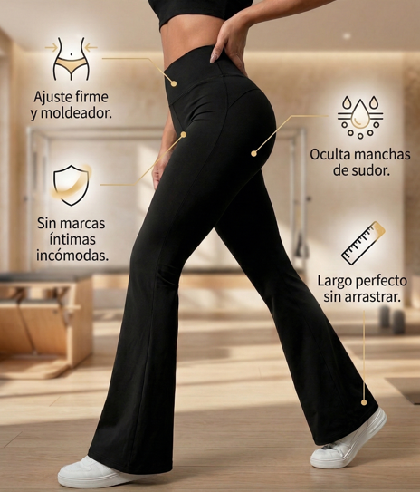 LICRA PANTALON CON CAMPANA LIKE A QUEEM