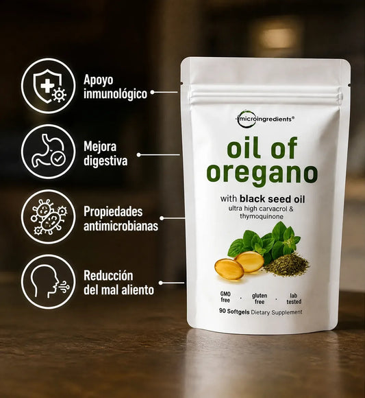 ACEITE DE OREGANO X 90 CAPSULAS EN GEL - TRATAMIENTO PARA 3 MESES