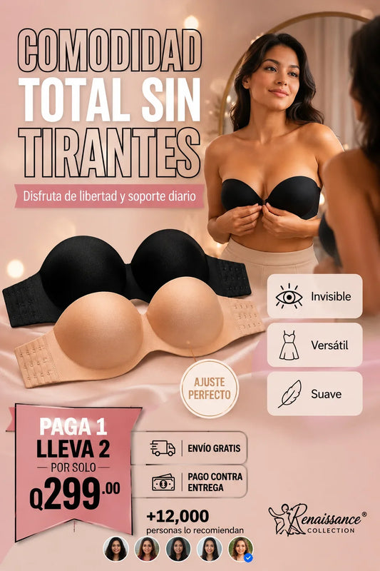 Brasier Strapless Moldeable
