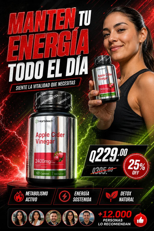 VINAGRE DE MANZANA Horbaach X60 Caps